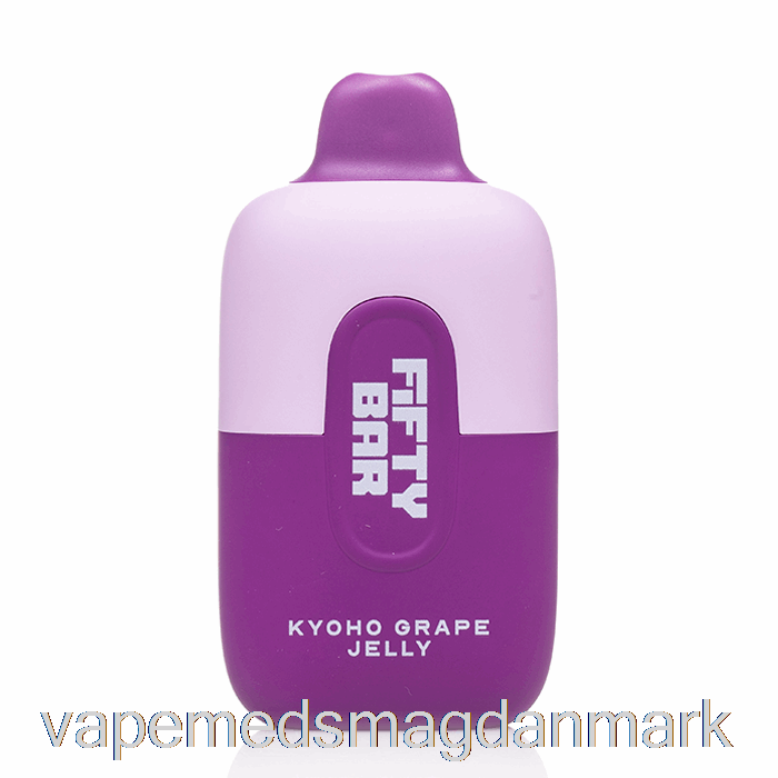 Vape Uden Nikotin Fifty Bar 6500 Engangs Kyoho Drue Gelé